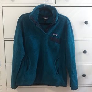Patagonia Retool Snap T Pullover Size Medium Blue
